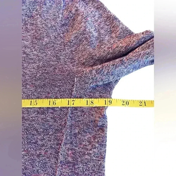 Eddie Bauer Purple Pink Marled Women’s Button Up Classic Cardigan Medium Casual - Picture 6 of 8